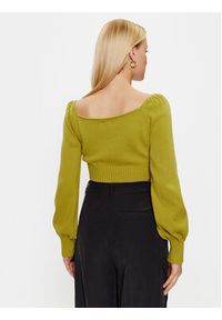 Glamorous Sweter CA0323 Zielony Cropped Fit. Kolor: zielony. Materiał: bawełna #3