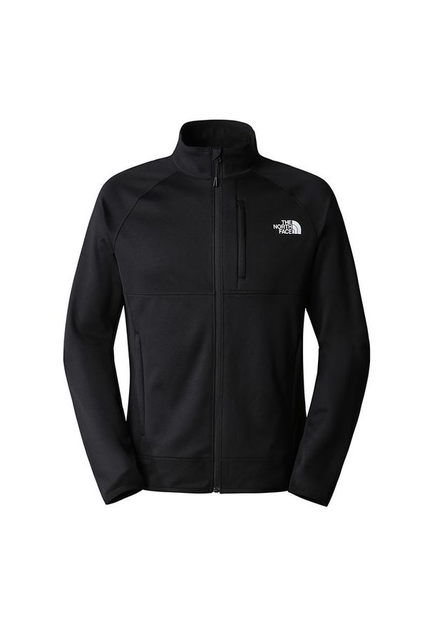 Kurtka The North Face Canyonlands 0A5G9VJK31 - czarna. Okazja: na co dzień. Kolor: czarny. Materiał: poliester, elastan, tkanina, materiał, polar. Styl: sportowy, casual