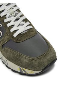 Premiata Sneakersy Mick 6566M Khaki. Kolor: brązowy. Materiał: zamsz, skóra #4
