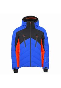 PEAK MOUNTAIN - Kurtka Peak Mountain Chalet. Kolor: niebieski, pomarańczowy, wielokolorowy. Sezon: zima. Sport: narciarstwo #1