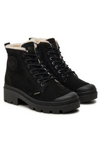 Palladium Trapery 98867-008-M Czarny. Kolor: czarny. Materiał: nubuk, skóra #5