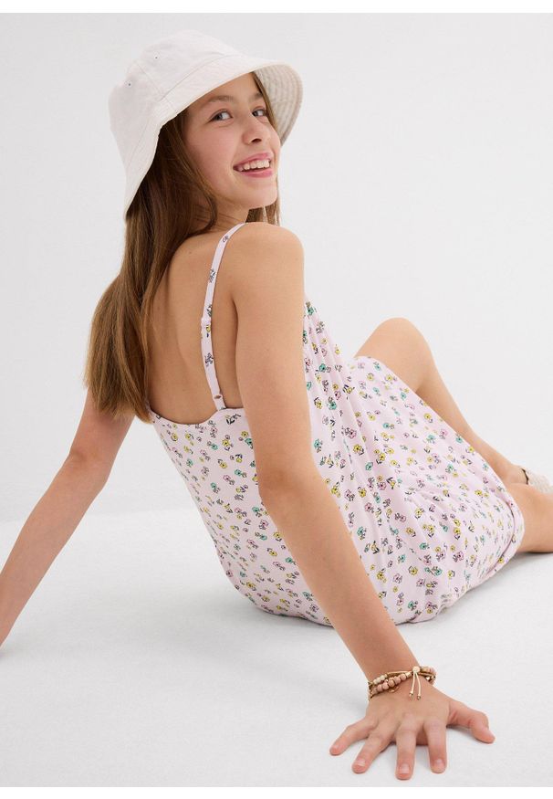 bonprix - Sukienka z dżerseju (2 szt.) z elastycznej mieszanki bawełny. Kolor: czarny. Materiał: jersey, bawełna. Sezon: lato