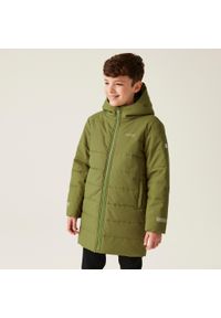 Regatta - Kurtka turystyczna dziecięca Lakiver pikowana. Kolor: zielony. Styl: sportowy. Sport: turystyka piesza #1