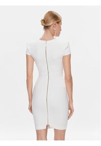 Marciano Guess Sukienka koktajlowa 4RGK67 6375Z Biały Slim Fit. Kolor: biały. Materiał: syntetyk, wiskoza. Styl: wizytowy