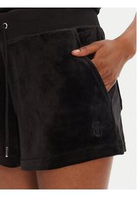 Juicy Couture Szorty sportowe Eve JCBHS224801 Czarny Regular Fit. Kolor: czarny. Materiał: syntetyk #4