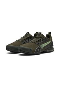 Puma - Buty sportowe Voltaic Evo PUMA. Kolor: czarny, zielony, wielokolorowy. Model: Puma Evo. Sport: turystyka piesza
