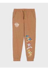 Sinsay - Spodnie jogger PAW Patrol - brązowy. Kolor: brązowy