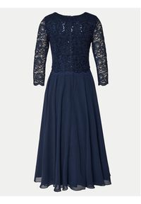 Swing Sukienka koktajlowa 5AI08900 Granatowy Regular Fit. Kolor: niebieski. Materiał: syntetyk. Styl: wizytowy #8