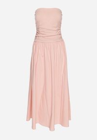 Born2be - Różowa Sukienka z Bawełny Typu Bodycon Filarose. Okazja: na co dzień, na imprezę, na randkę. Kolor: różowy. Materiał: bawełna. Typ sukienki: bodycon. Styl: klasyczny, elegancki, casual #4