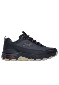 skechers - Buty męskie Skechers Max Protect Fast Track 237304BKMT - granatowe. Zapięcie: sznurówki. Kolor: niebieski. Materiał: guma, syntetyk, materiał. Szerokość cholewki: normalna. Model: Skechers Sport