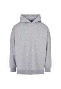 BUILD YOUR BRAND - Bluza Z Kapturem Dla Dorosłych Unisex CutOn. Typ kołnierza: kaptur. Kolor: szary