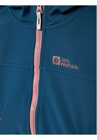 Jack Wolfskin Kurtka softshell Fourwinds 1608011 S Granatowy Regular Fit. Kolor: niebieski. Materiał: syntetyk #3