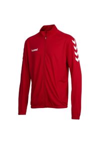 Bluza piłkarska dla dzieci Hummel Core Kids Poly Jacket. Kolor: czerwony. Sport: piłka nożna