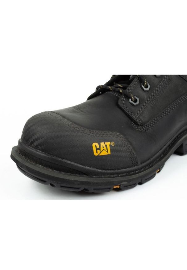 CAT - Buty robocze Caterpillar Fbrct 6'' M P718764 czarne. Kolor: czarny. Materiał: skóra. Szerokość cholewki: normalna