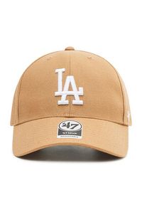 47 Brand Czapka z daszkiem Los Angeles Dodgers B-MVPSP12WBP-QL Brązowy. Kolor: brązowy. Materiał: materiał