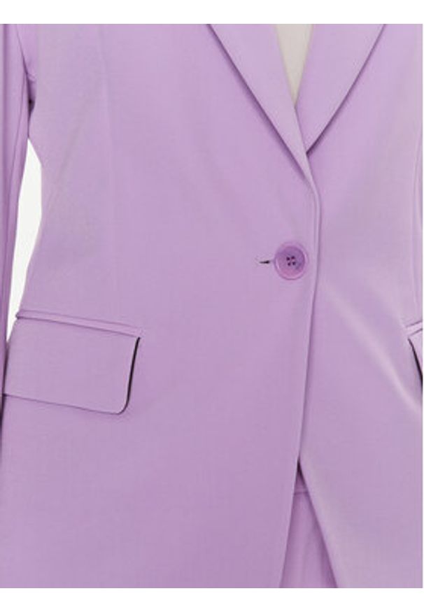 Liu Jo Marynarka MF3231 T7896 Fioletowy Regular Fit. Kolor: fioletowy. Materiał: syntetyk
