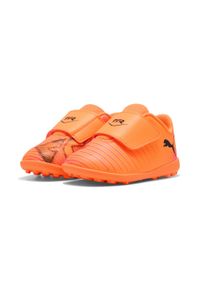 Puma - Buty piłkarskie dla małych dzieci FUTURE 8 PLAY TT PUMA. Kolor: żółty, wielokolorowy, czarny, pomarańczowy, różowy. Sport: piłka nożna