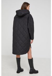 Answear Lab kurtka damska kolor czarny przejściowa oversize. Kolor: czarny. Długość rękawa: raglanowy rękaw. Styl: wakacyjny #5