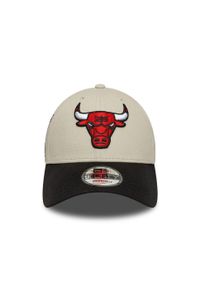 New Era - Czapka baseballowa 9forty Chicago Bulls. Kolor: beżowy. Styl: sportowy
