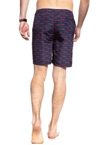 Wrangler - SPODENKI MĘSKIE WRANGLER SWIM SHORT SCARLET RED W4B01V9UU