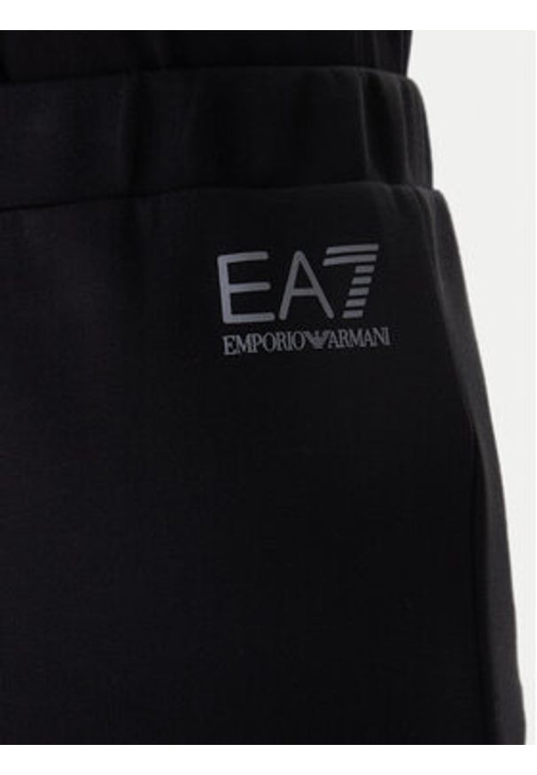 EA7 Emporio Armani Spódnica midi 7W001156 AF12501 Czarny Slim Fit. Kolor: czarny. Materiał: syntetyk