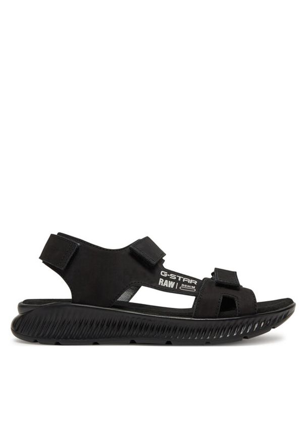G-Star RAW - G-Star Raw Sandały ROY1-11 MI08 Czarny. Kolor: czarny. Materiał: nubuk, skóra