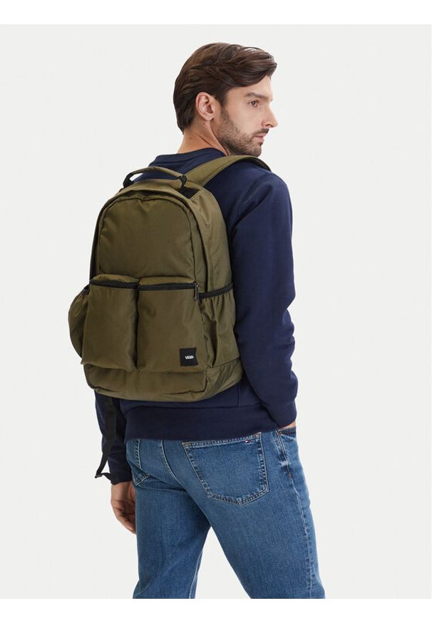 Vans Plecak VN000SUBFR11 Zielony. Kolor: zielony. Materiał: skóra