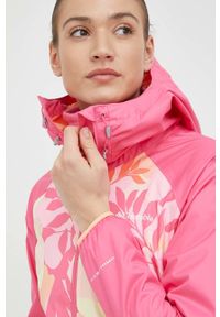 columbia - Columbia kurtka przeciwdeszczowa Ulica Jacket damska kolor fioletowy przejściowa 1718001-031. Kolor: fioletowy. Styl: street #6
