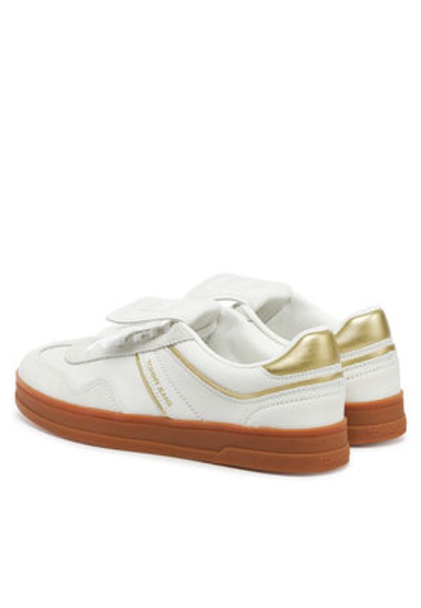 Tommy Jeans Sneakersy The Greenwich Flap EN0EN02715 Biały. Kolor: biały. Materiał: skóra