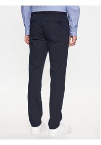 TOMMY HILFIGER - Tommy Hilfiger Spodnie materiałowe Bleecker MW0MW32132 Granatowy Slim Fit. Kolor: niebieski. Materiał: bawełna