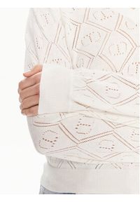TwinSet - TWINSET Sweter 241TP3074 Écru Regular Fit. Materiał: bawełna