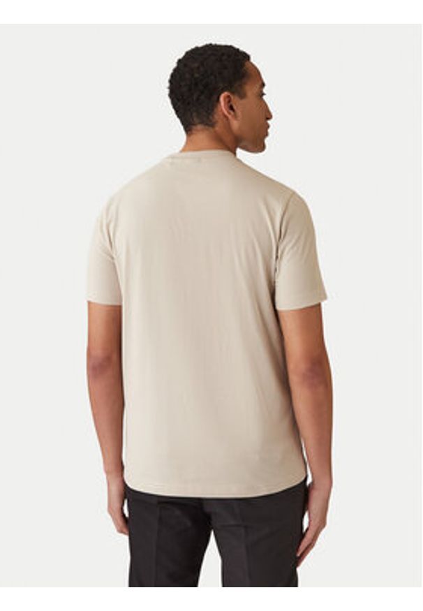 BOSS T-Shirt 50506373 Beżowy Regular Fit. Kolor: beżowy. Materiał: bawełna