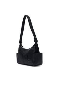 Calvin Klein Torebka Pockets Monologo Crossbody LV04F3687G Czarny. Kolor: czarny. Materiał: skórzane #3