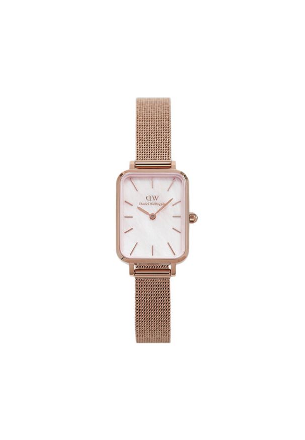 Daniel Wellington Zegarek Quadro Pressed DW00100510 Złoty. Kolor: złoty