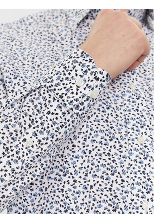 TOMMY HILFIGER - Tommy Hilfiger Koszula MW0MW33827 Niebieski Regular Fit. Kolor: niebieski. Materiał: bawełna