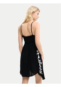 Desigual Sukienka letnia Cassatt 26SWVK42 Czarny Regular Fit. Kolor: czarny. Materiał: wiskoza. Sezon: lato #3