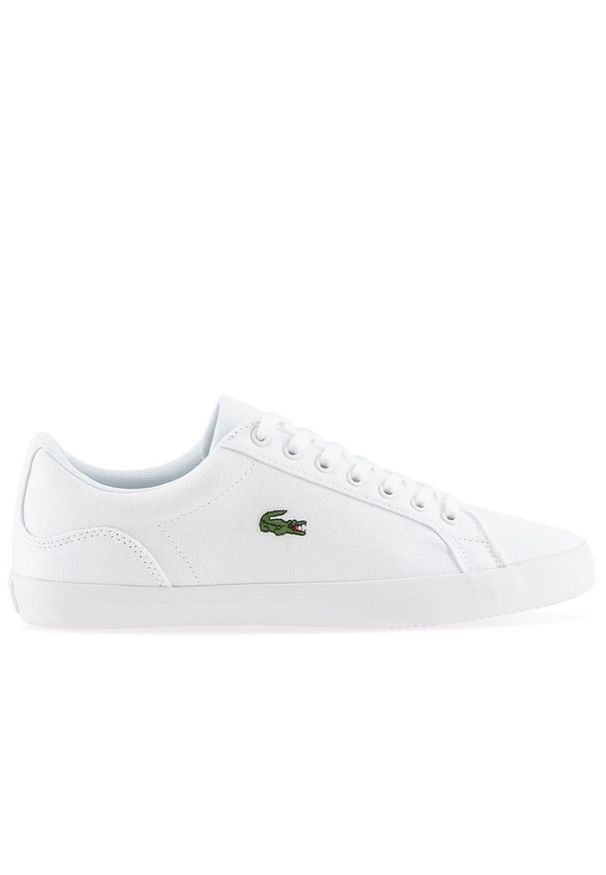 Buty Lacoste Lerond BL 2 Cam 733CAM1033-001 - białe. Okazja: na co dzień. Kolor: biały. Materiał: guma, materiał. Szerokość cholewki: normalna