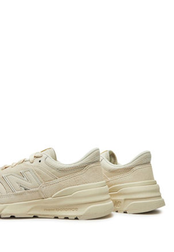 New Balance Sneakersy U997RME Beżowy. Kolor: beżowy. Materiał: zamsz, skóra