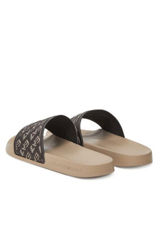 EA7 Emporio Armani Klapki 7X000109 AF15125 M6088 Brązowy. Kolor: brązowy. Materiał: syntetyk