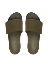 Calvin Klein Klapki Ess Slide Adj Monobrand Cv HM0HM02115 Zielony. Kolor: zielony. Materiał: materiał #5