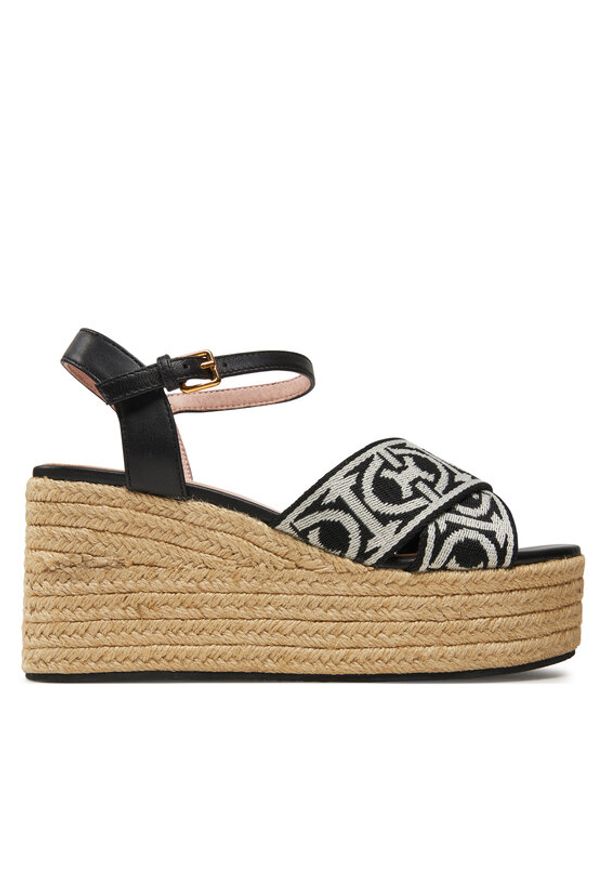 Coccinelle Espadryle E4 QWS 32 01 01 Czarny. Kolor: czarny. Materiał: materiał