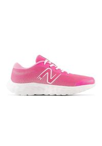 Buty do biegania New Balance Jr GP520PK8 różowe. Kolor: różowy. Materiał: syntetyk, guma, materiał. Szerokość cholewki: normalna. Sport: fitness