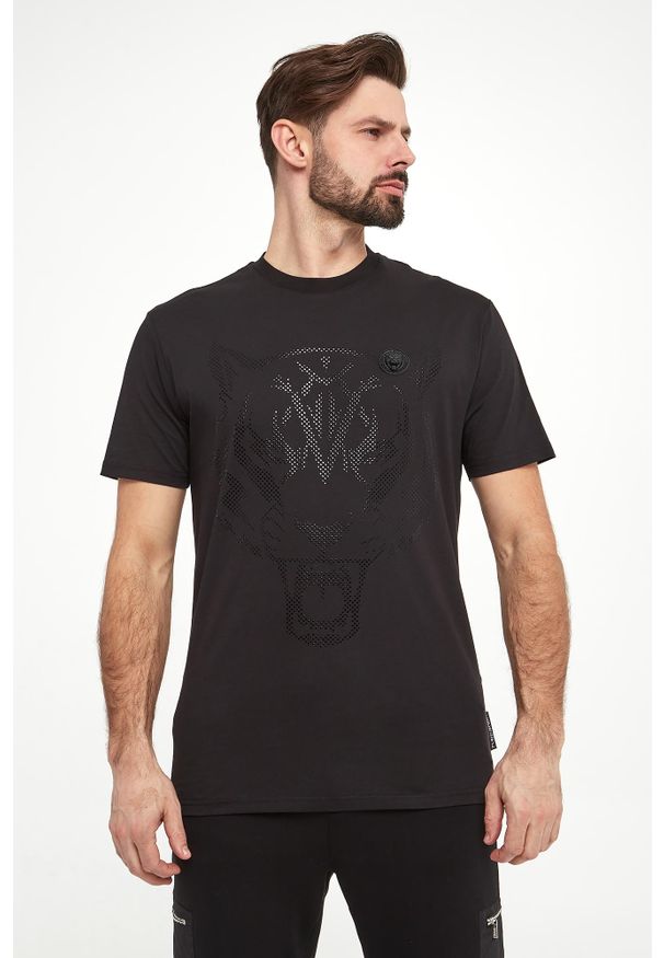 Plein Sport - T-shirt męski PLEIN SPORT. Styl: sportowy