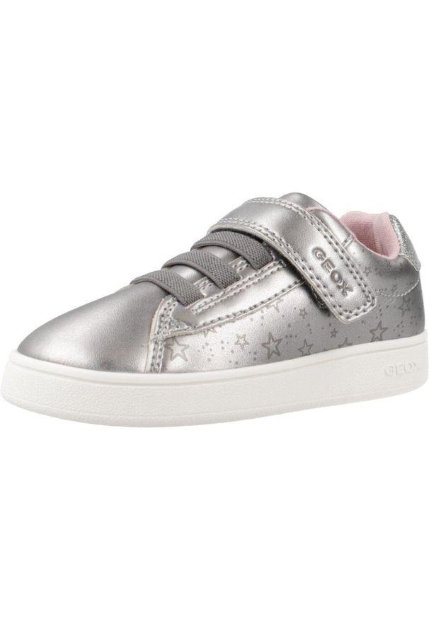 Geox - Buty GEOX B ECLYPER Srebrny. Kolor: szary. Materiał: syntetyk, tkanina. Sport: turystyka piesza