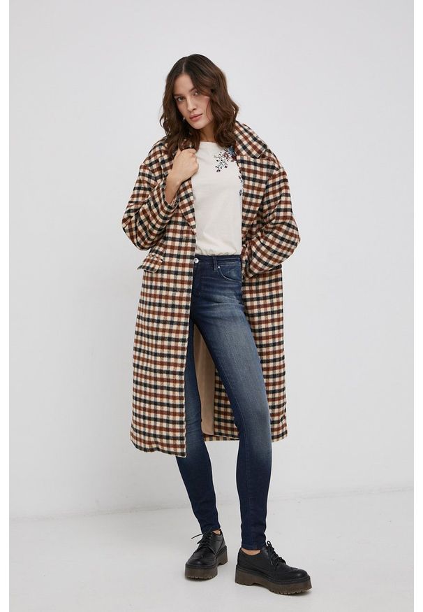 only - Only Jeansy damskie medium waist. Kolor: niebieski