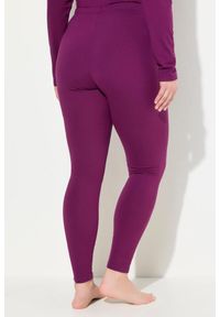 ULLA POPKEN - Damskie Narciarskie legginsy funkcyjne szybkoschnące bardzo ciepłe. Kolekcja: plus size. Kolor: różowy. Materiał: elastan, poliester, materiał. Sezon: zima. Sport: narciarstwo