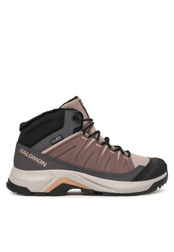 salomon - Salomon Trekkingi X-Adventure Coldrush Waterproof L47856500 Różowy. Kolor: różowy. Materiał: materiał