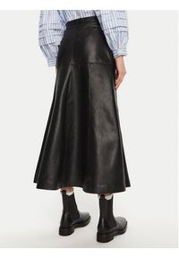 Munthe Spódnica skórzana Tuxya 243122524304 Czarny Regular Fit. Kolor: czarny. Materiał: skóra #3