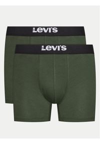 Levi's® Komplet 2 par bokserek Solid 37149-0808 Zielony. Kolor: zielony. Materiał: bawełna #1
