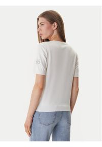 DKNY Sweter DJ6R0242 Écru Regular Fit #4